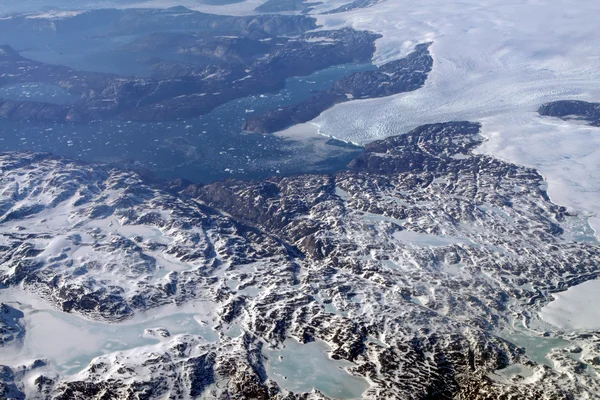 Grönland gleccserek — Stock Fotó