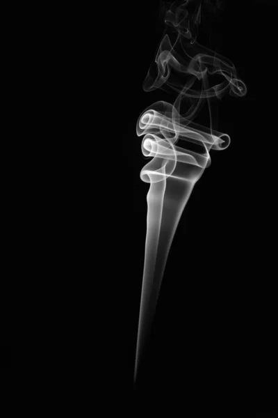 Αφηρημένο καπνού σε μαύρο — Φωτογραφία Αρχείου