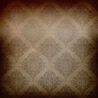 Damask background. clipart