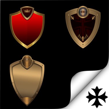 Shield collection. clipart