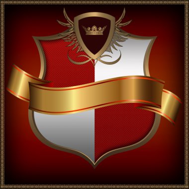 Decorative shield. clipart