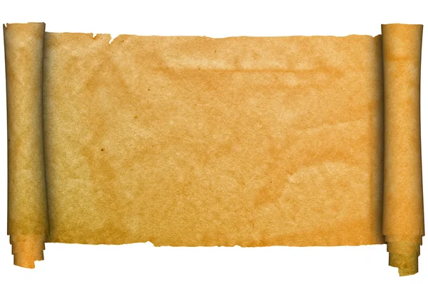 stock image Scroll of antique parchment.