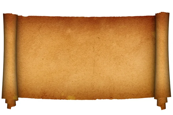 Свиток старинного пергамента . — стоковое фото