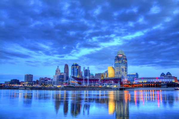 Editoriale, Cincinnati Skyline Foto Stock Royalty Free