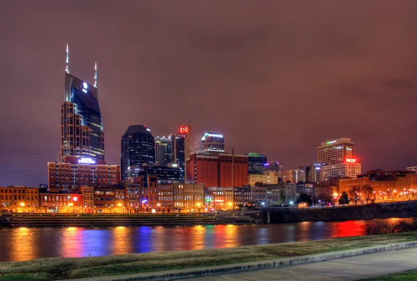 Nashville por la noche —  Fotos de Stock