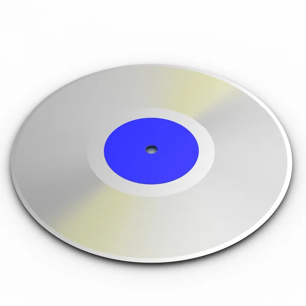 Disco de disco de vinilo negro lp — Foto de Stock