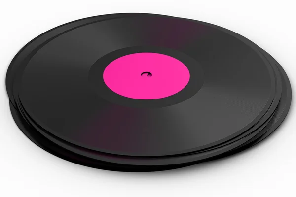 Black vinyl record lp album disc — Stock Photo, Image
