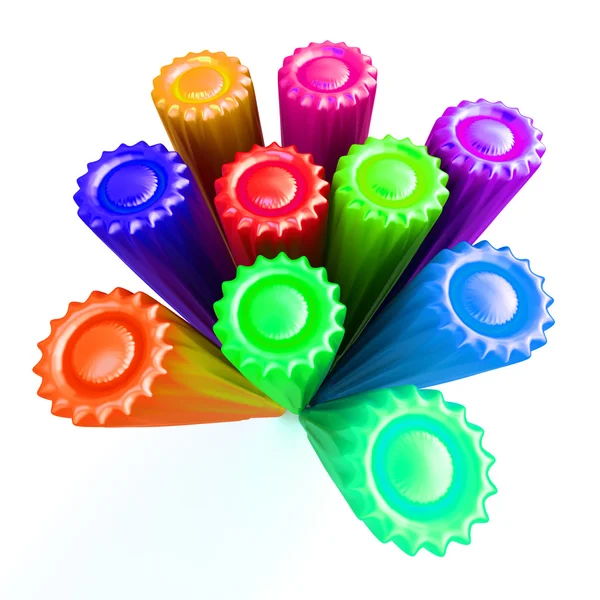 Bright markers — Stock Photo, Image