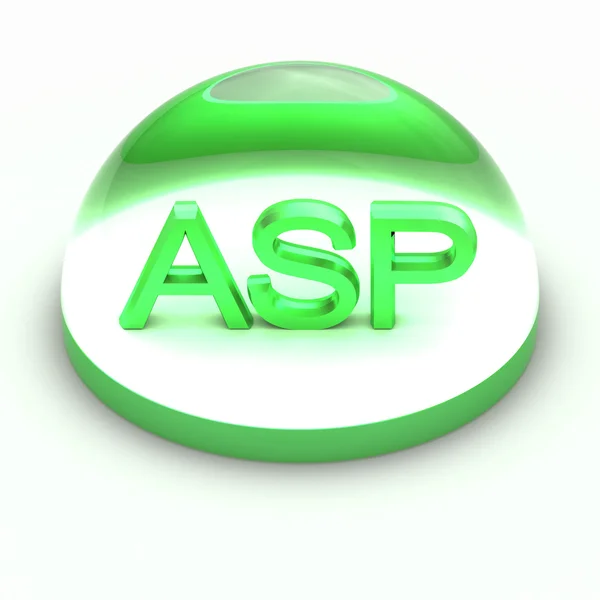 3 차원 스타일 파일 형식 아이콘-Asp — 스톡 사진