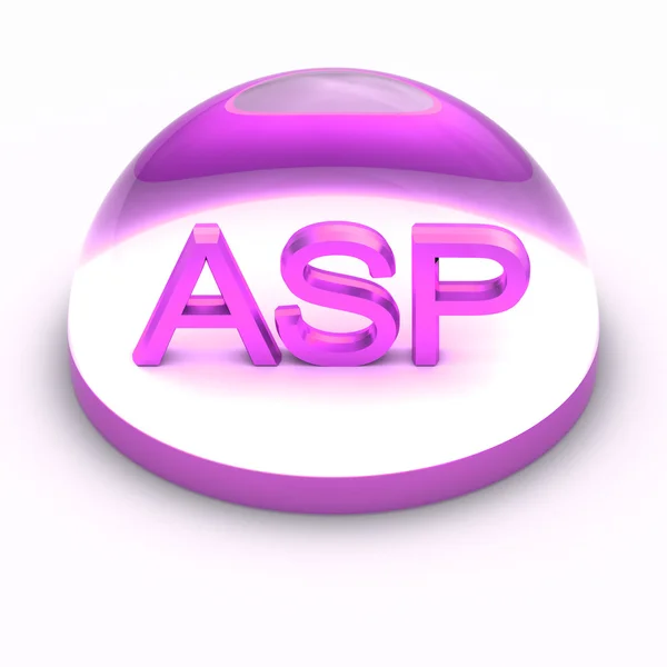 3D стиль формат значок файлу - Asp — стокове фото