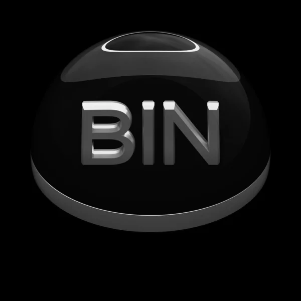 Значок формата файла 3D - BIN — стоковое фото