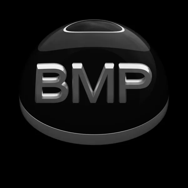 3D-stijl bestand formaat icon - bmp — Stockfoto