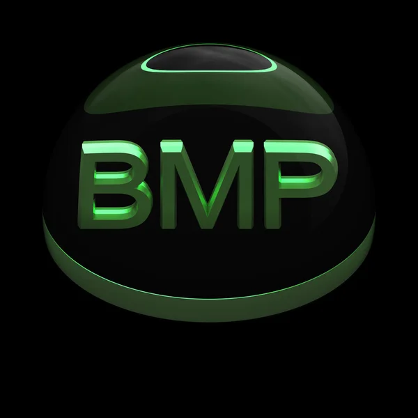 3D-stijl bestand formaat icon - bmp — Stockfoto