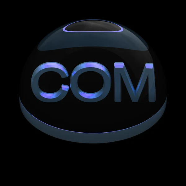 3D Style file format icon - COM — Stock Photo, Image