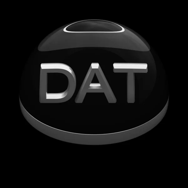 3D-s fájl formátumot stílusikon - Dat — Stock Fotó