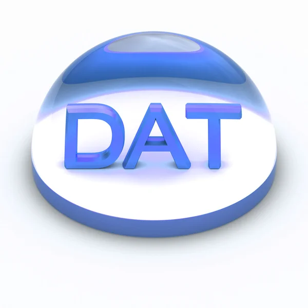 Icona del formato del file 3D Style - DAT — Foto Stock