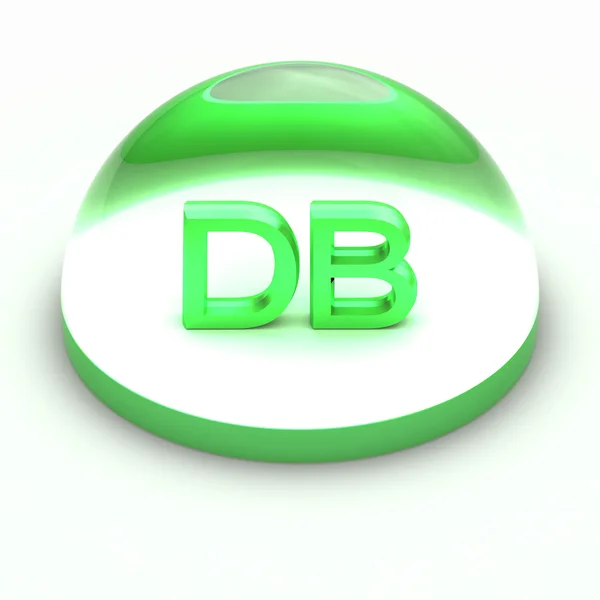 3D-stil fil format ikonen - db — Stockfoto