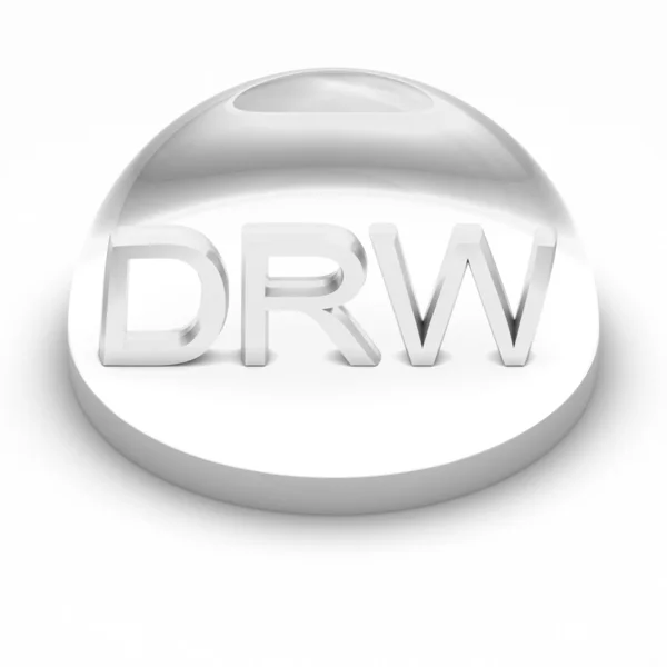 Symbol für das Dateiformat im 3D-Stil - drw — Stockfoto