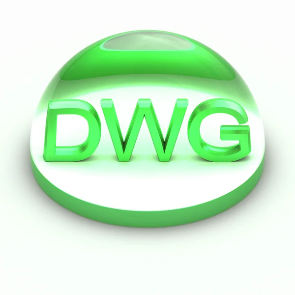 Icono de formato de archivo 3D Style - DWG —  Fotos de Stock