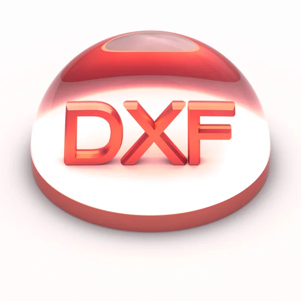 3D стиль формат значок файлу - Dfx — стокове фото