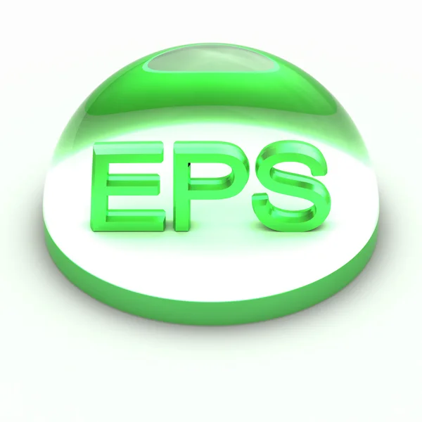 Ícone de formato de arquivo de estilo 3D - EPS — Fotografia de Stock