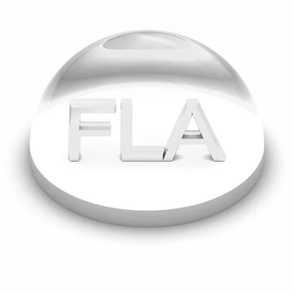 3D-stijl bestand formaat icon - FLA- — Stockfoto