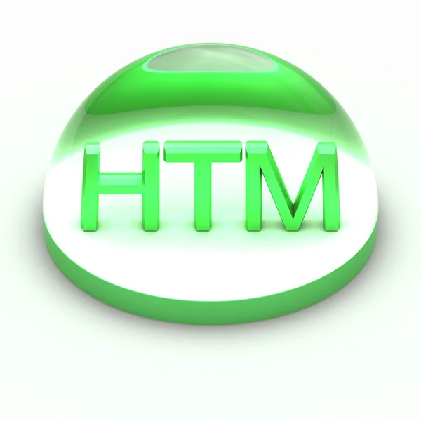 Icona del formato file 3D Style - HTML — Foto Stock