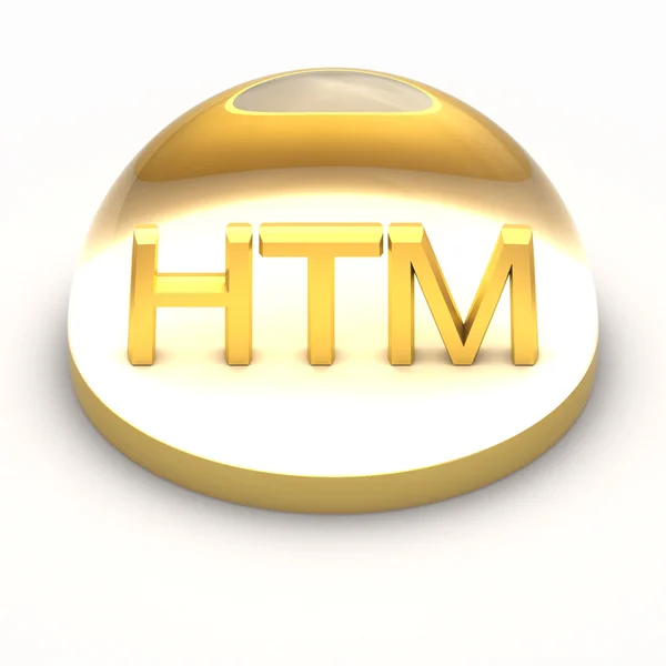 3D-stijl bestand formaat icon - html — Stockfoto