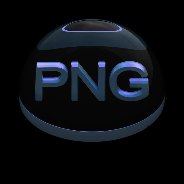 Icono de formato de archivo 3D Style - PNG —  Fotos de Stock