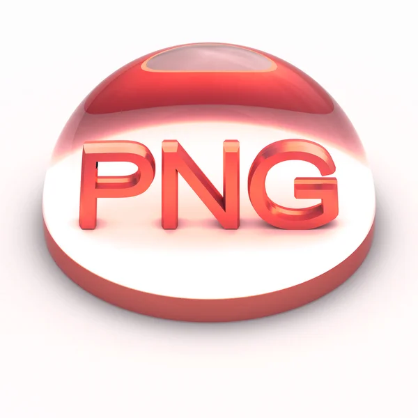Icona formato file 3D - PNG — Foto Stock