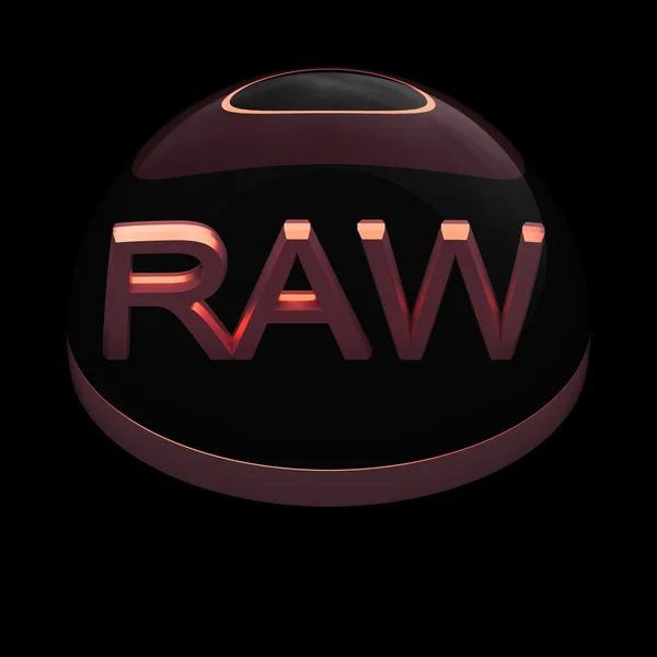 3D souboru formát ikona stylu - raw — Stock fotografie
