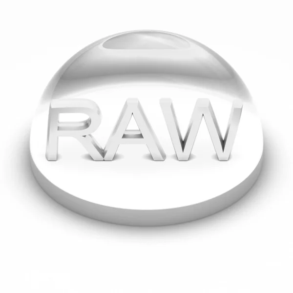 3D-stil fil format ikonen - raw — Stockfoto