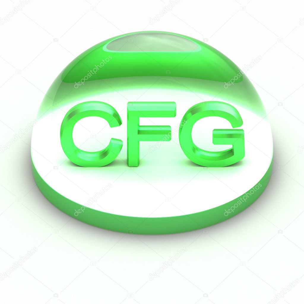 3D Style file format icon - CFG