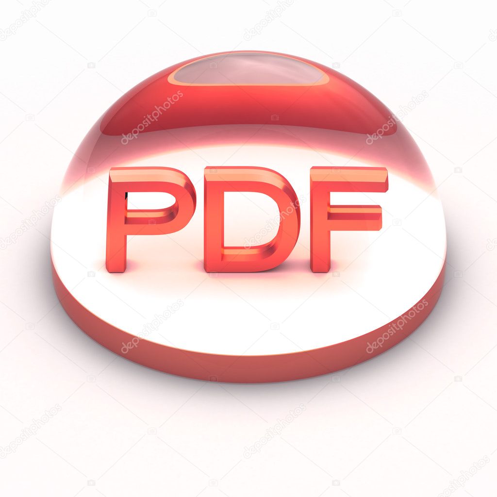 Icono de formato de archivo 3D Style - PDF — Foto de stock #9738251 ...