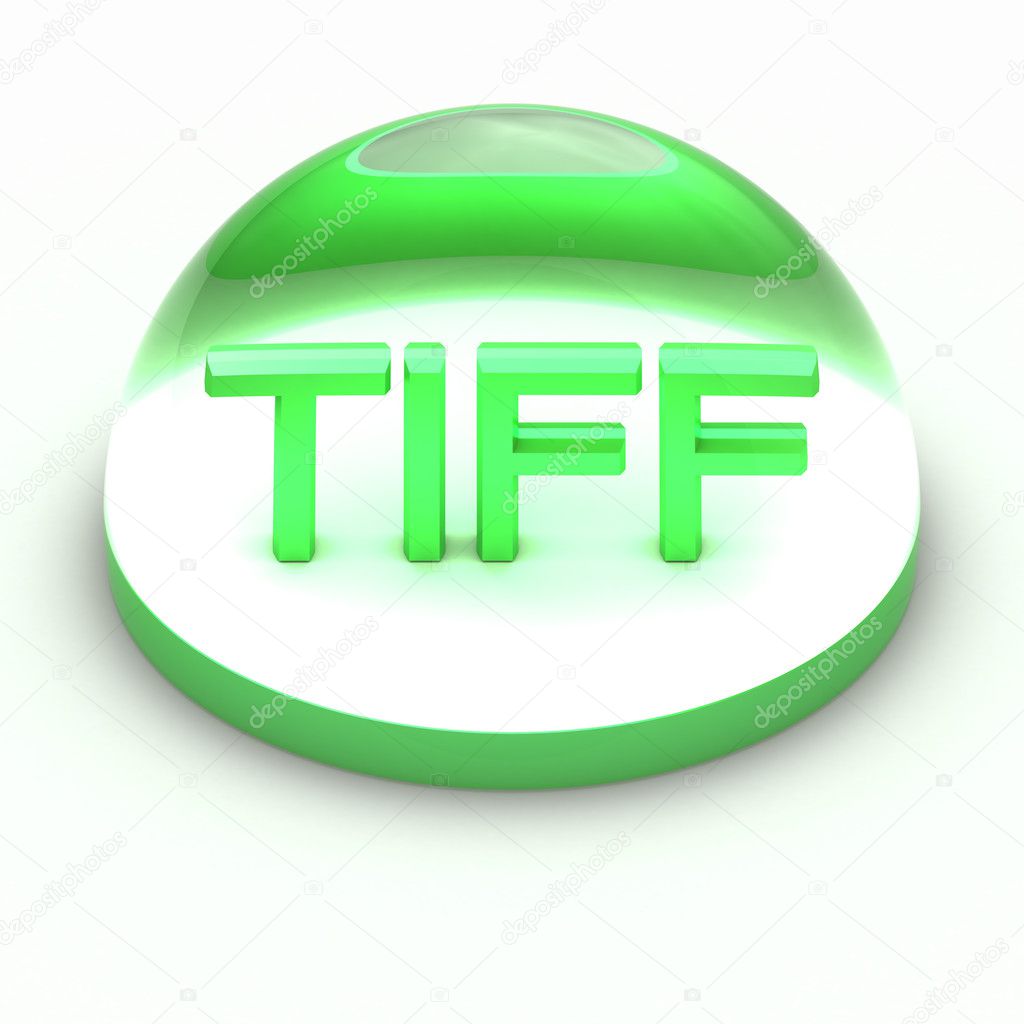 3D Style file format icon - TIFF — Stock Photo © Ijalin #9738813