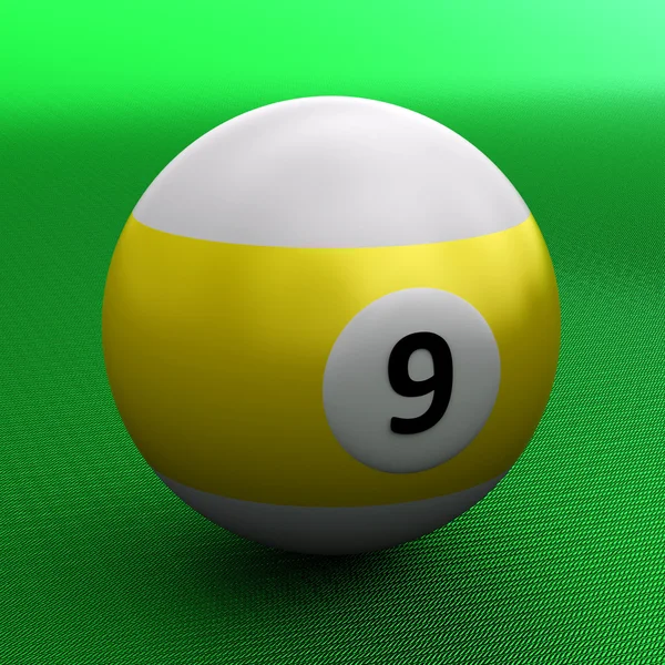 Barevné bazén míč přes zelené — Stock fotografie