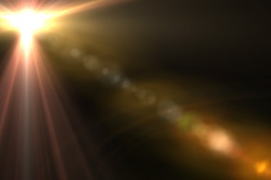 Lens flare abstract background clipart