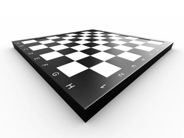 空のチェス盤 — ストック写真