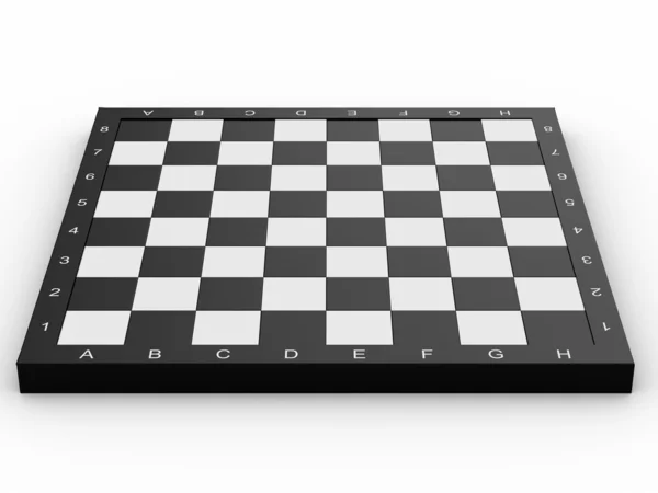 Leeres Schachbrett — Stockfoto
