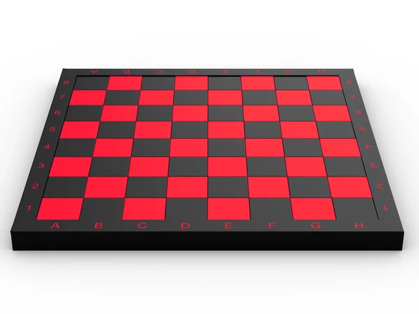 Tablero de ajedrez vacío — Foto de Stock