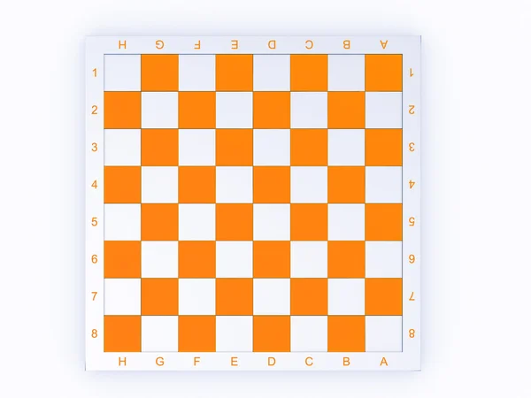 Lege schaakbord — Stockfoto