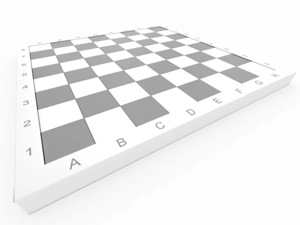 Pustej szachownicy — Zdjęcie stockowe