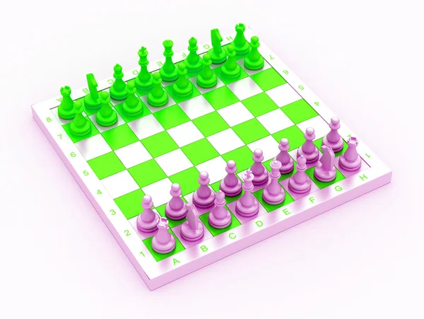 Πιόνια σκακιού — Φωτογραφία Αρχείου