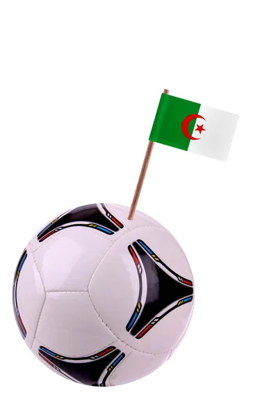 Soccerball or football in Algeria — Stock Photo, Image