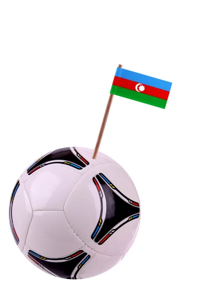 Skórzany lub piłki nożnej w azerbajan — Zdjęcie stockowe