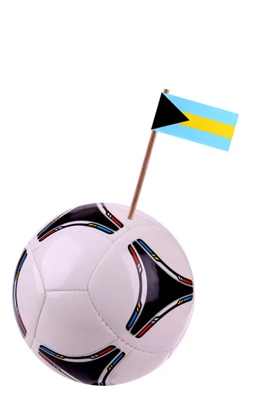 Soccerball or football in Bahamas — Stock Photo, Image