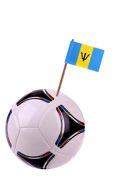 Soccerball eller fotboll i Barbados — Stockfoto