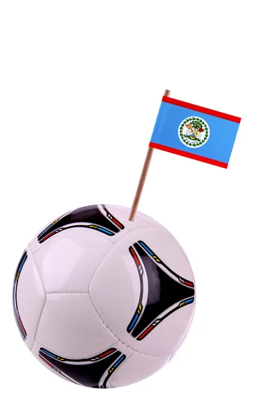 Soccerball of voetbal in belize — Stockfoto