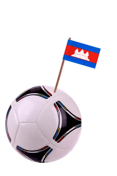 Fußball oder Fußball in Kambodscha — Stockfoto
