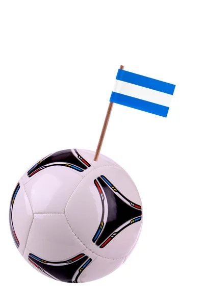 Skórzany lub piłki nożnej w el salvador — Zdjęcie stockowe